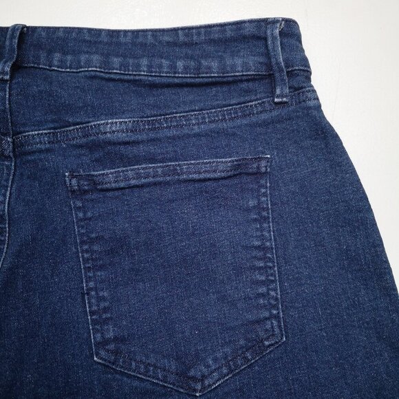 Ann Taylor Factory Ladies Size 14 Dark Wash Slight Flare Jeans - Picture 12 of 12